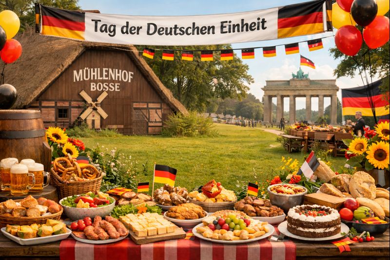 Buffet zum Tag der Deutschen Einheit